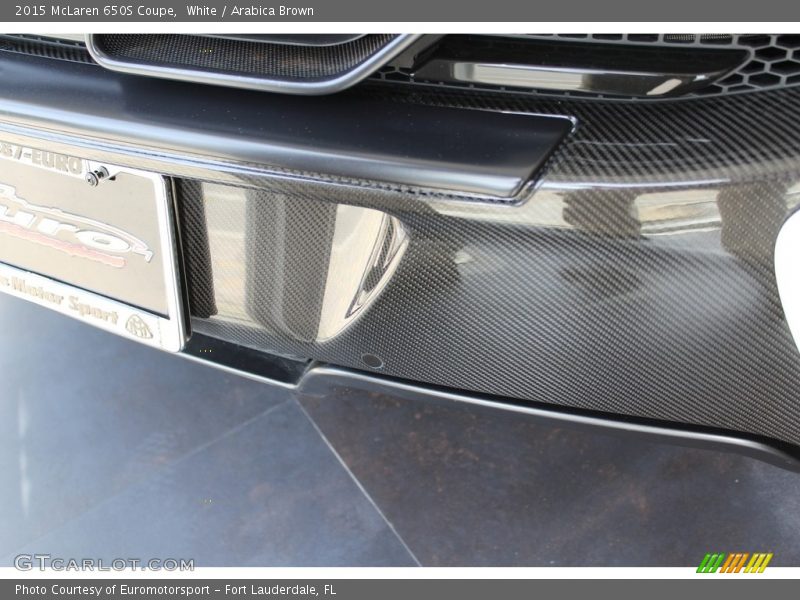 White / Arabica Brown 2015 McLaren 650S Coupe