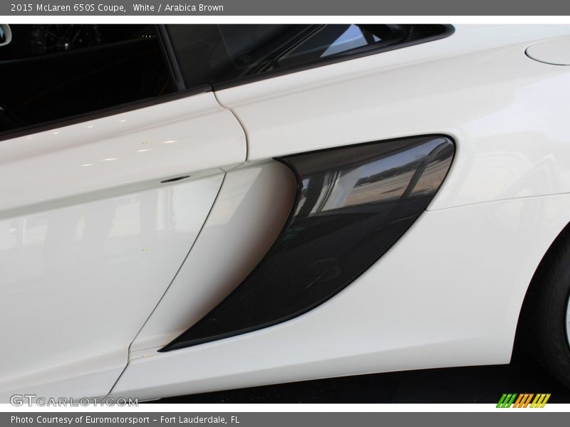 White / Arabica Brown 2015 McLaren 650S Coupe