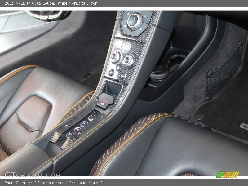 White / Arabica Brown 2015 McLaren 650S Coupe