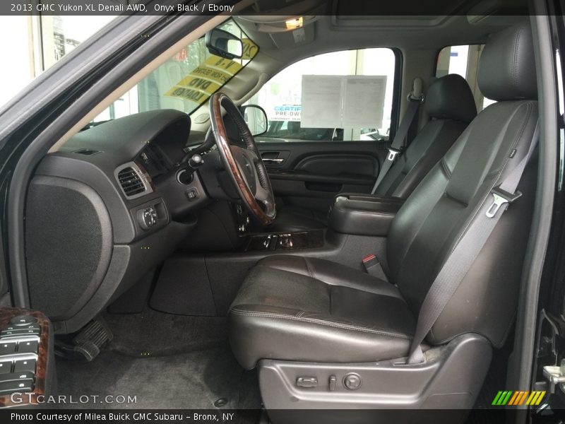 Onyx Black / Ebony 2013 GMC Yukon XL Denali AWD