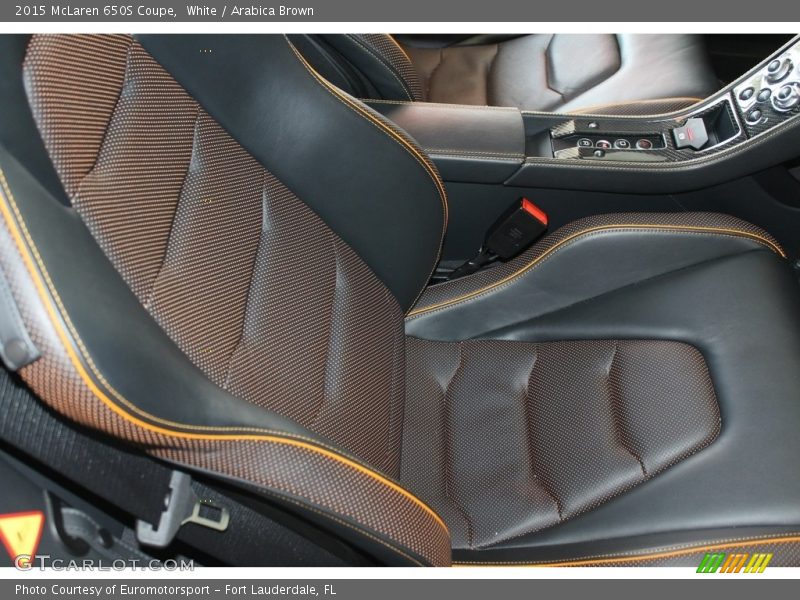 Front Seat of 2015 650S Coupe