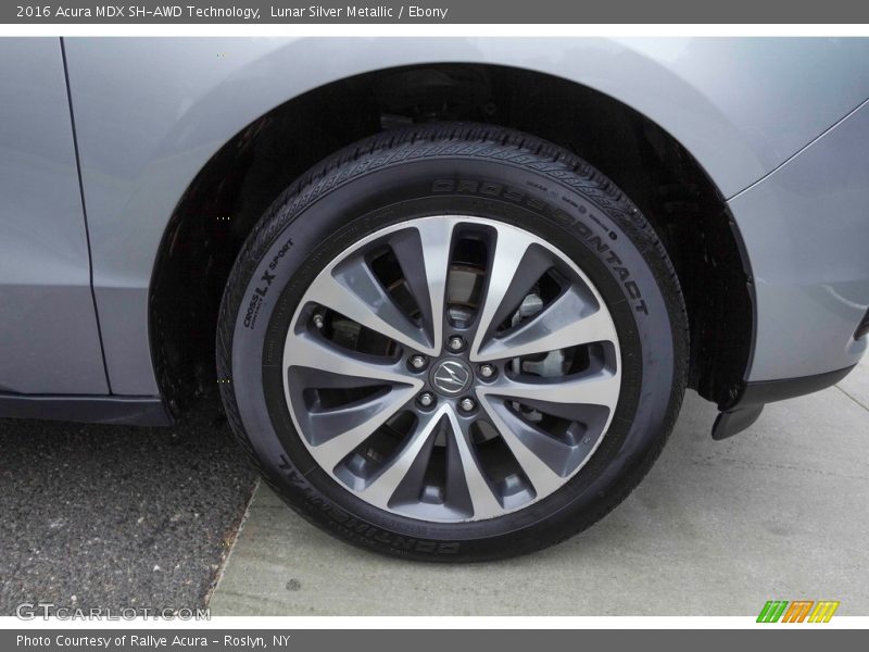 Lunar Silver Metallic / Ebony 2016 Acura MDX SH-AWD Technology