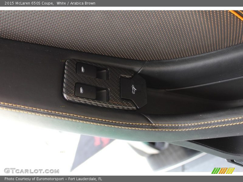 White / Arabica Brown 2015 McLaren 650S Coupe