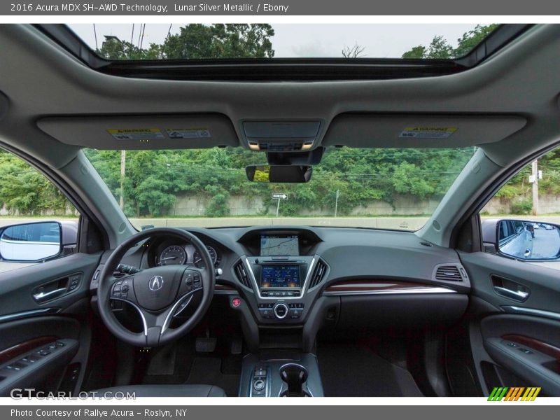 Lunar Silver Metallic / Ebony 2016 Acura MDX SH-AWD Technology