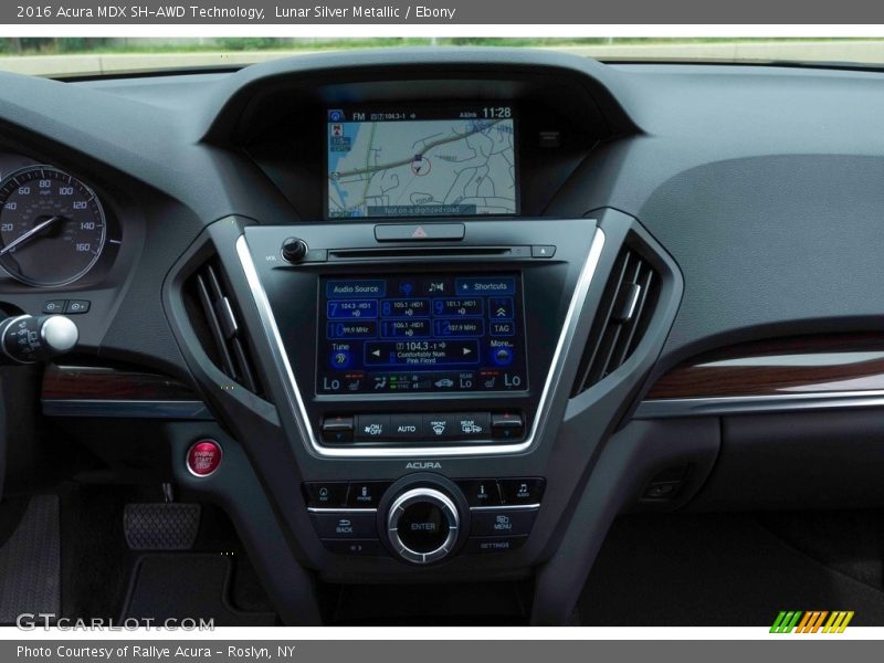 Lunar Silver Metallic / Ebony 2016 Acura MDX SH-AWD Technology