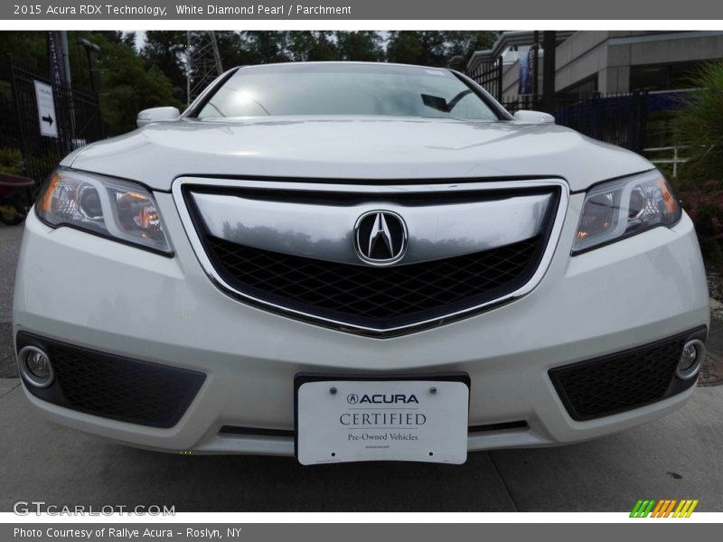 White Diamond Pearl / Parchment 2015 Acura RDX Technology