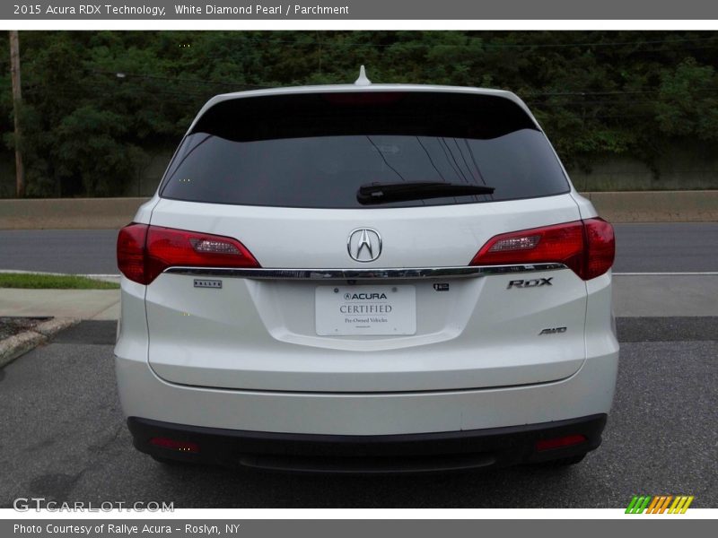 White Diamond Pearl / Parchment 2015 Acura RDX Technology