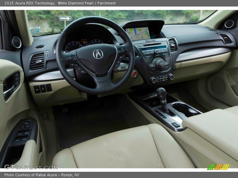 White Diamond Pearl / Parchment 2015 Acura RDX Technology
