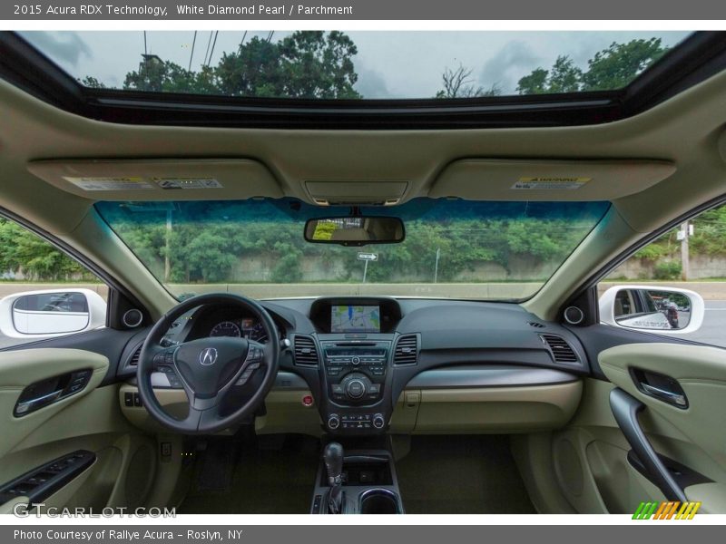 White Diamond Pearl / Parchment 2015 Acura RDX Technology