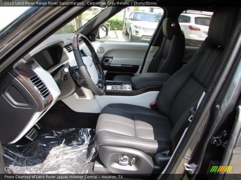 Carpathian Grey Metallic / Ebony/Ebony 2016 Land Rover Range Rover Supercharged