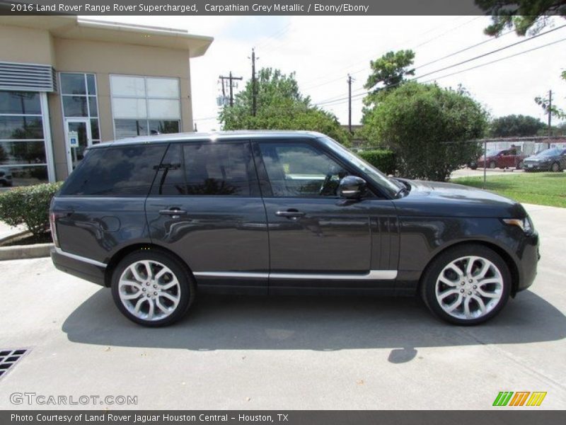 Carpathian Grey Metallic / Ebony/Ebony 2016 Land Rover Range Rover Supercharged