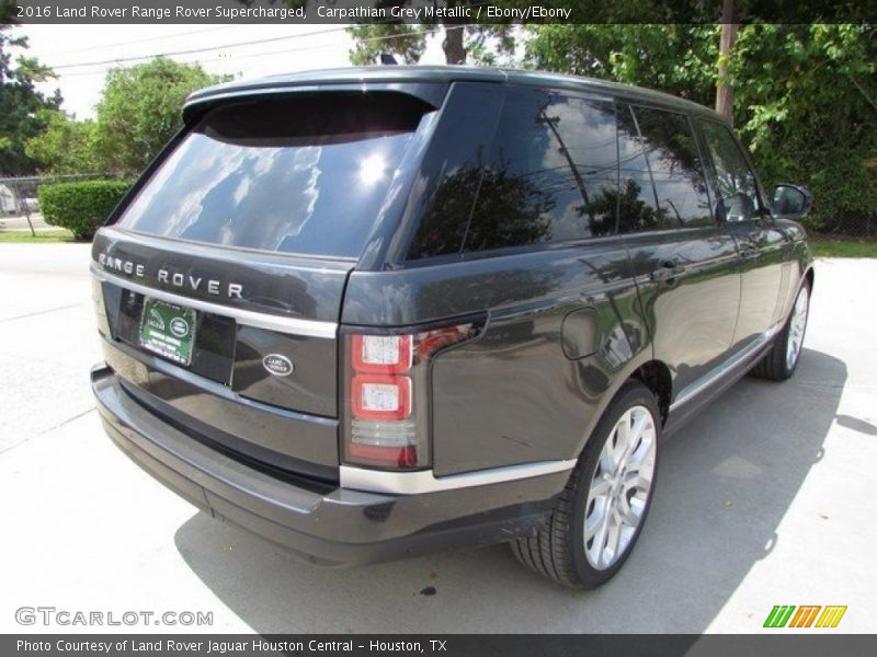 Carpathian Grey Metallic / Ebony/Ebony 2016 Land Rover Range Rover Supercharged