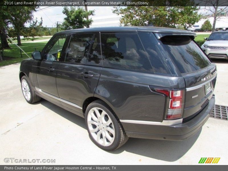 Carpathian Grey Metallic / Ebony/Ebony 2016 Land Rover Range Rover Supercharged
