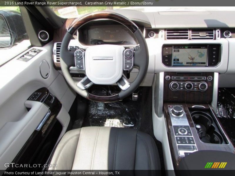 Carpathian Grey Metallic / Ebony/Ebony 2016 Land Rover Range Rover Supercharged
