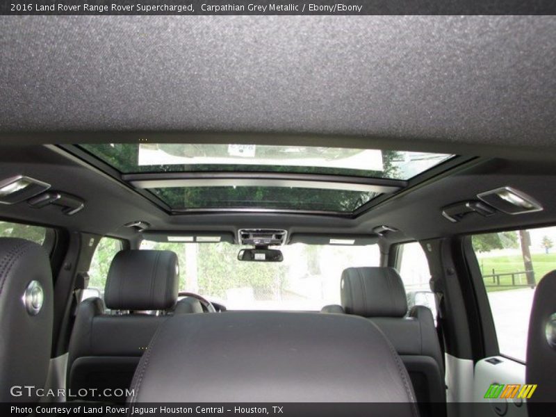 Carpathian Grey Metallic / Ebony/Ebony 2016 Land Rover Range Rover Supercharged