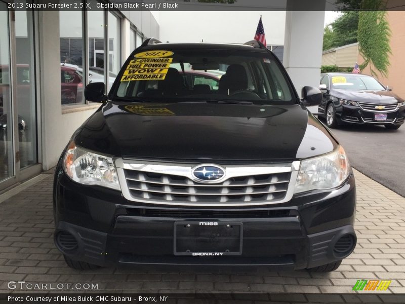 Obsidian Black Pearl / Black 2013 Subaru Forester 2.5 X