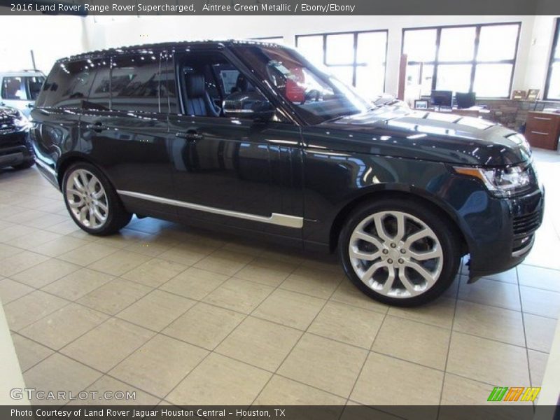 Aintree Green Metallic / Ebony/Ebony 2016 Land Rover Range Rover Supercharged