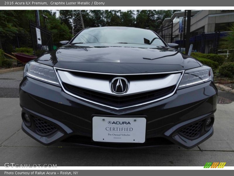 Graphite Luster Metallic / Ebony 2016 Acura ILX Premium