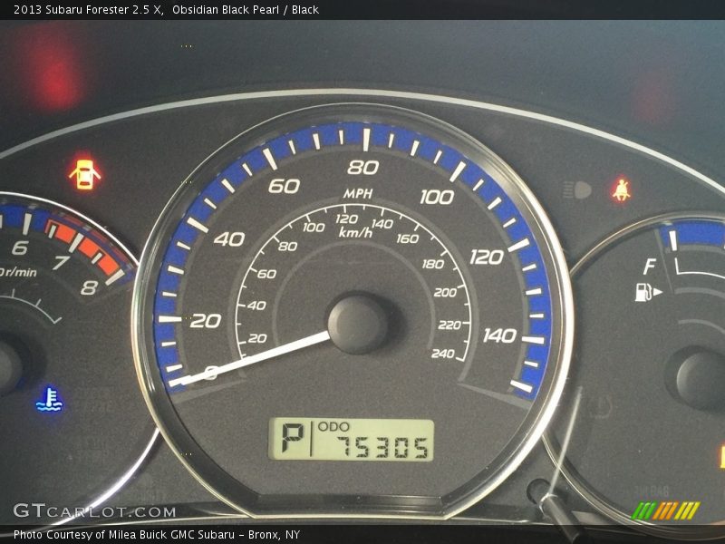 Obsidian Black Pearl / Black 2013 Subaru Forester 2.5 X
