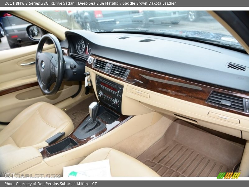 Deep Sea Blue Metallic / Saddle Brown Dakota Leather 2011 BMW 3 Series 328i xDrive Sedan