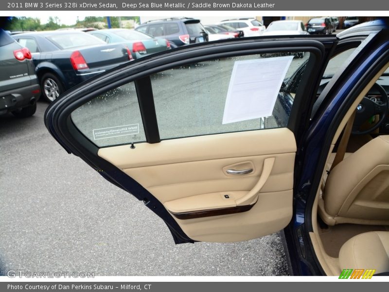 Deep Sea Blue Metallic / Saddle Brown Dakota Leather 2011 BMW 3 Series 328i xDrive Sedan