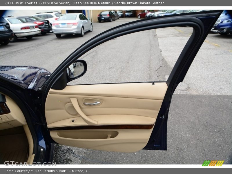 Deep Sea Blue Metallic / Saddle Brown Dakota Leather 2011 BMW 3 Series 328i xDrive Sedan