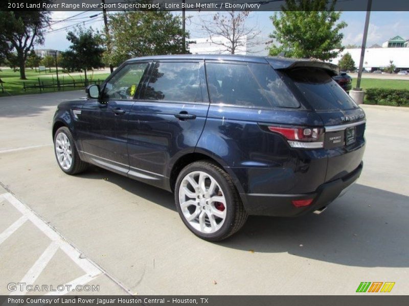 Loire Blue Metallic / Ebony/Ivory 2016 Land Rover Range Rover Sport Supercharged
