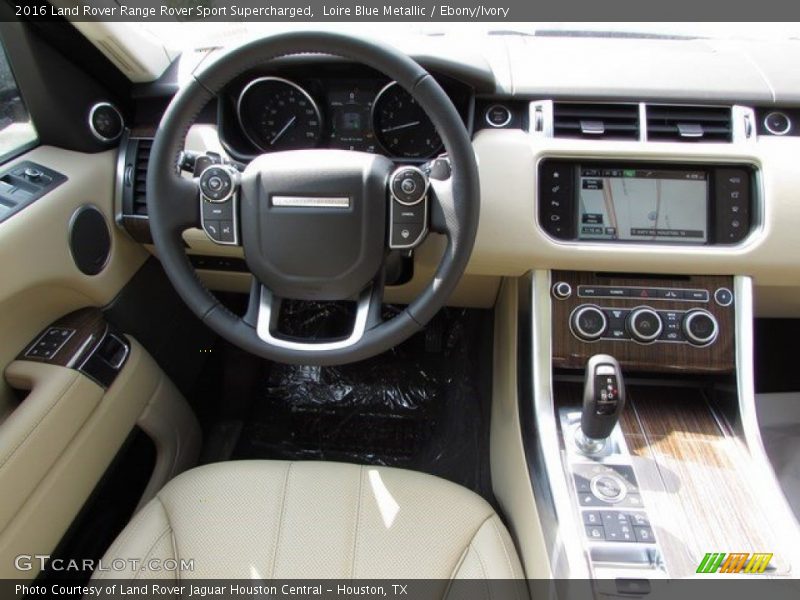 Loire Blue Metallic / Ebony/Ivory 2016 Land Rover Range Rover Sport Supercharged