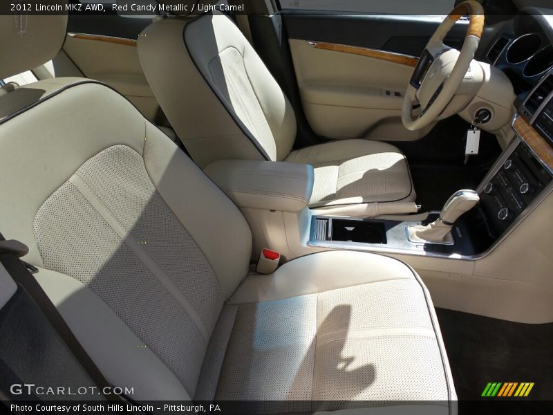 Red Candy Metallic / Light Camel 2012 Lincoln MKZ AWD