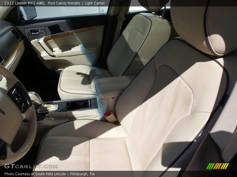 Red Candy Metallic / Light Camel 2012 Lincoln MKZ AWD