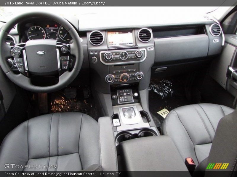 Aruba Metallic / Ebony/Ebony 2016 Land Rover LR4 HSE