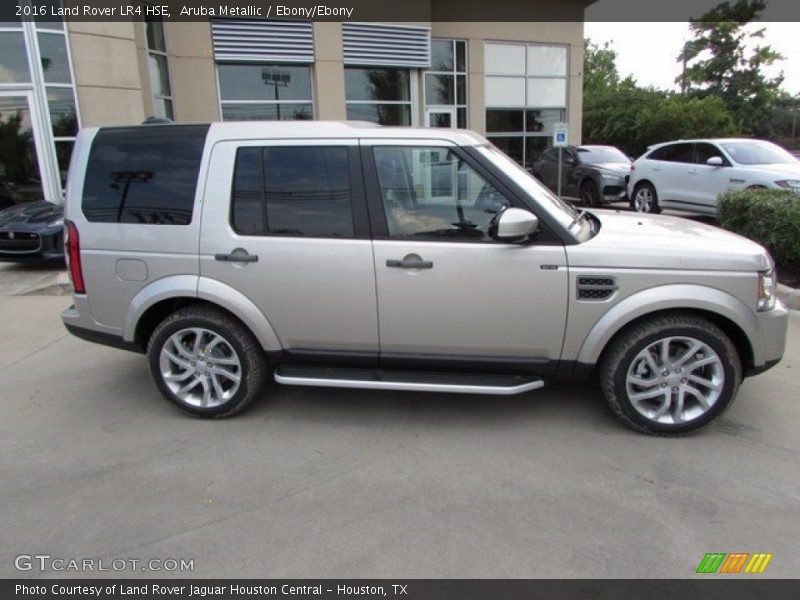 Aruba Metallic / Ebony/Ebony 2016 Land Rover LR4 HSE