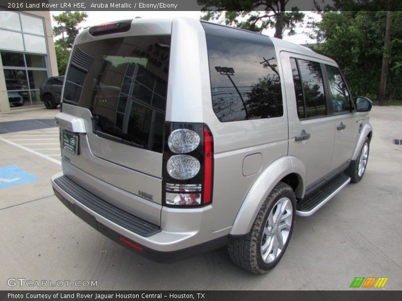 Aruba Metallic / Ebony/Ebony 2016 Land Rover LR4 HSE