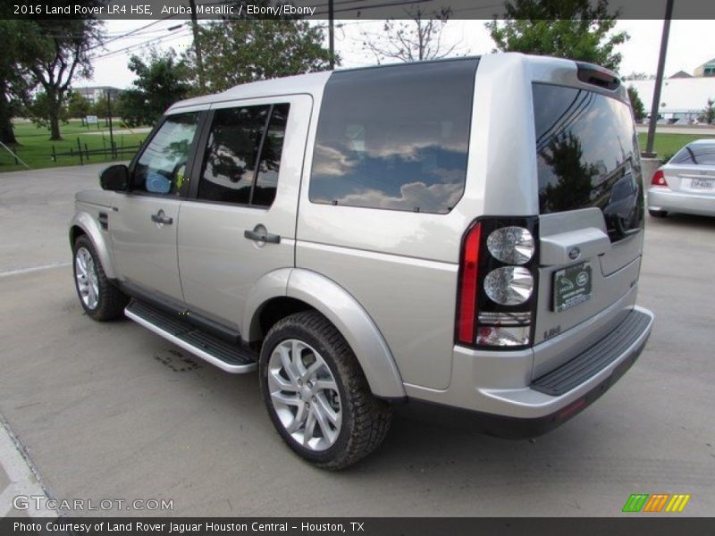 Aruba Metallic / Ebony/Ebony 2016 Land Rover LR4 HSE