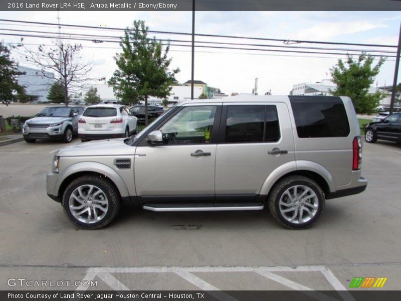 Aruba Metallic / Ebony/Ebony 2016 Land Rover LR4 HSE