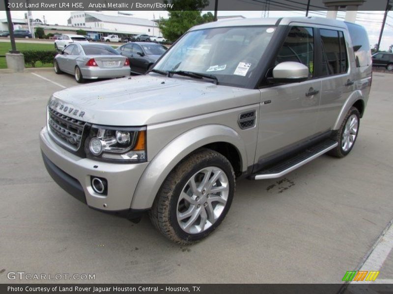 Aruba Metallic / Ebony/Ebony 2016 Land Rover LR4 HSE