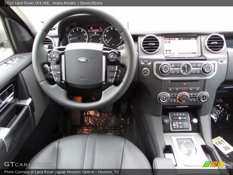 Aruba Metallic / Ebony/Ebony 2016 Land Rover LR4 HSE