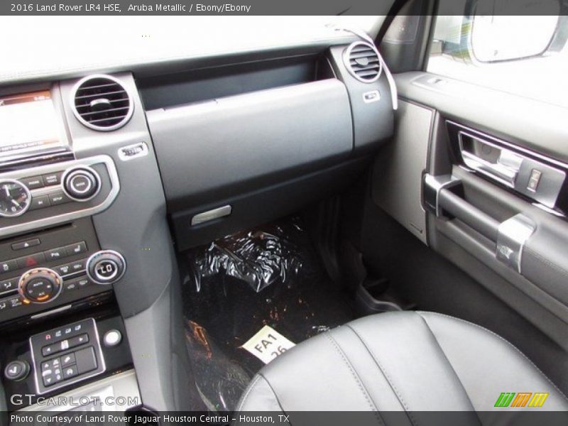 Aruba Metallic / Ebony/Ebony 2016 Land Rover LR4 HSE
