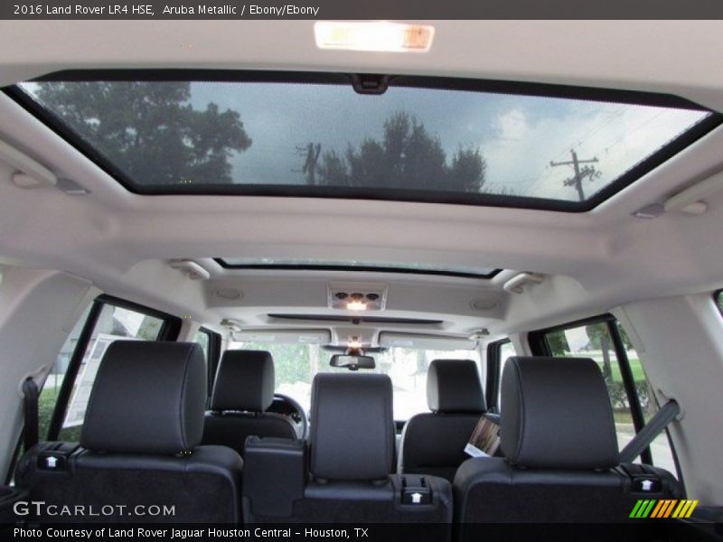 Aruba Metallic / Ebony/Ebony 2016 Land Rover LR4 HSE