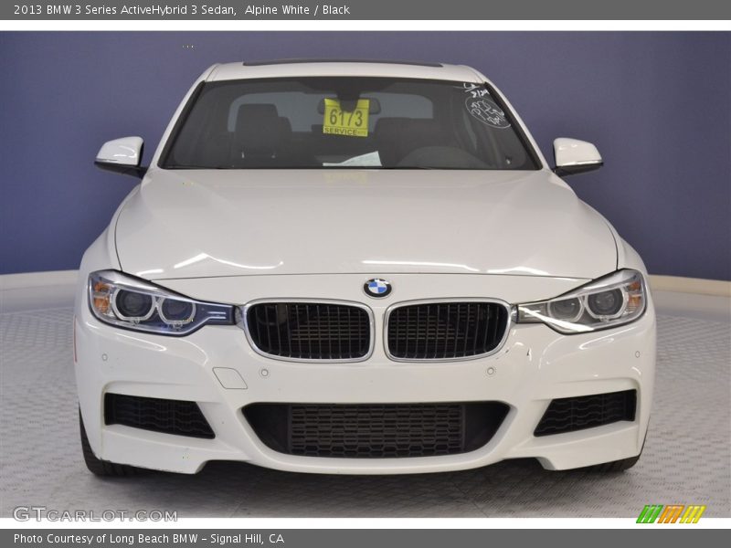Alpine White / Black 2013 BMW 3 Series ActiveHybrid 3 Sedan