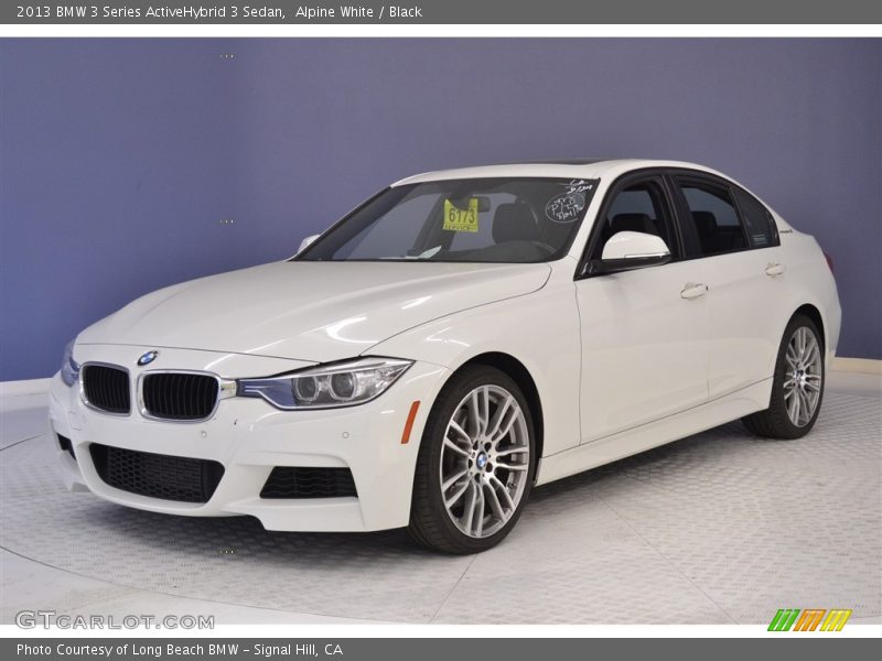 Alpine White / Black 2013 BMW 3 Series ActiveHybrid 3 Sedan