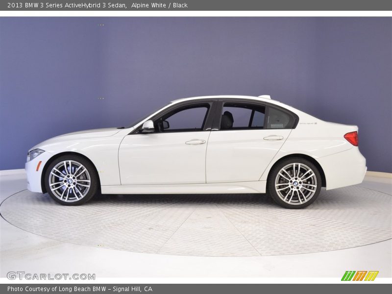 Alpine White / Black 2013 BMW 3 Series ActiveHybrid 3 Sedan