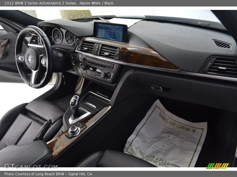 Alpine White / Black 2013 BMW 3 Series ActiveHybrid 3 Sedan