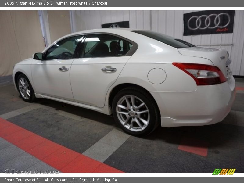 Winter Frost White / Charcoal 2009 Nissan Maxima 3.5 S