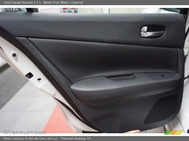 Winter Frost White / Charcoal 2009 Nissan Maxima 3.5 S