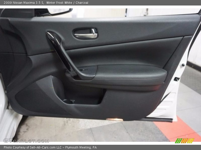 Winter Frost White / Charcoal 2009 Nissan Maxima 3.5 S