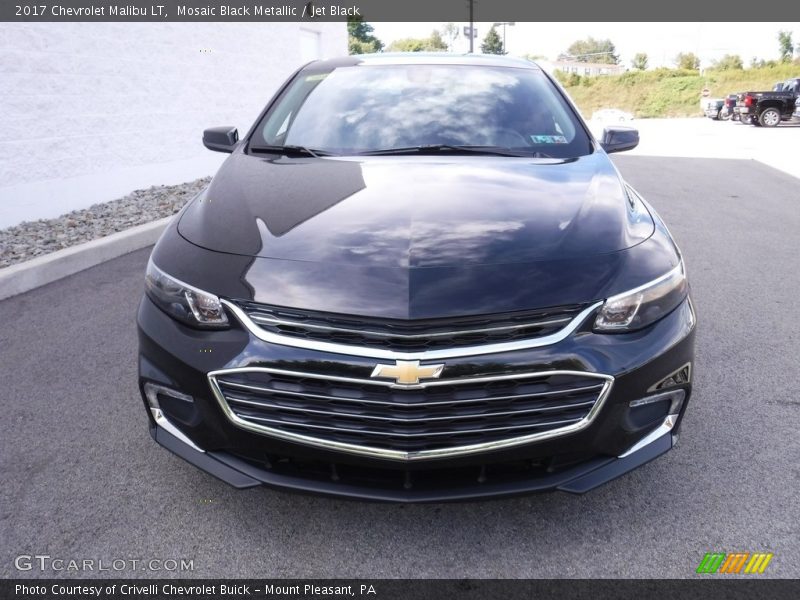 Mosaic Black Metallic / Jet Black 2017 Chevrolet Malibu LT
