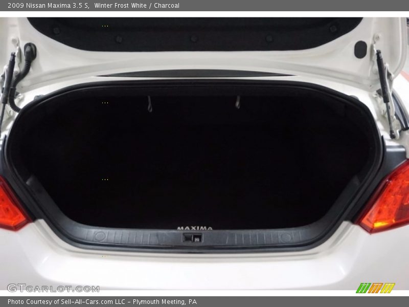 Winter Frost White / Charcoal 2009 Nissan Maxima 3.5 S