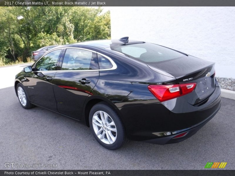 Mosaic Black Metallic / Jet Black 2017 Chevrolet Malibu LT