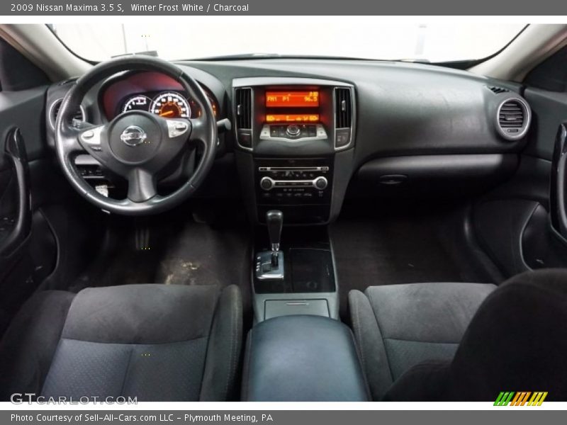 Winter Frost White / Charcoal 2009 Nissan Maxima 3.5 S